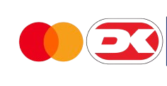 dankort og mastercard- logo